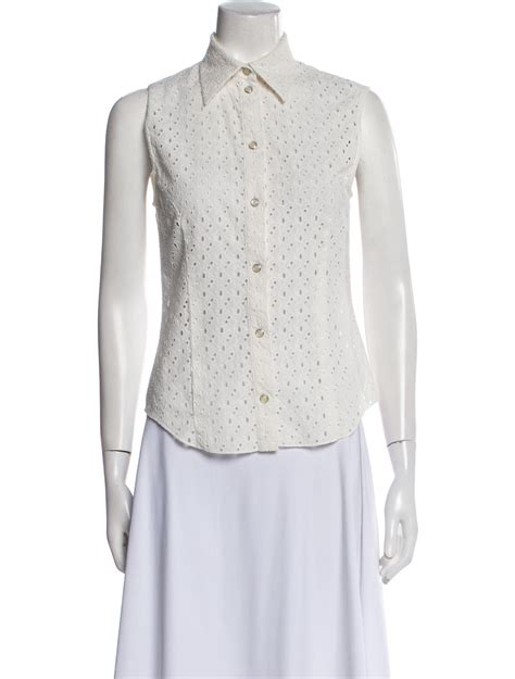 christian dior dress shirt women's|christian dior button up top.